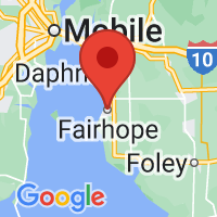 Map of Fairhope AL US